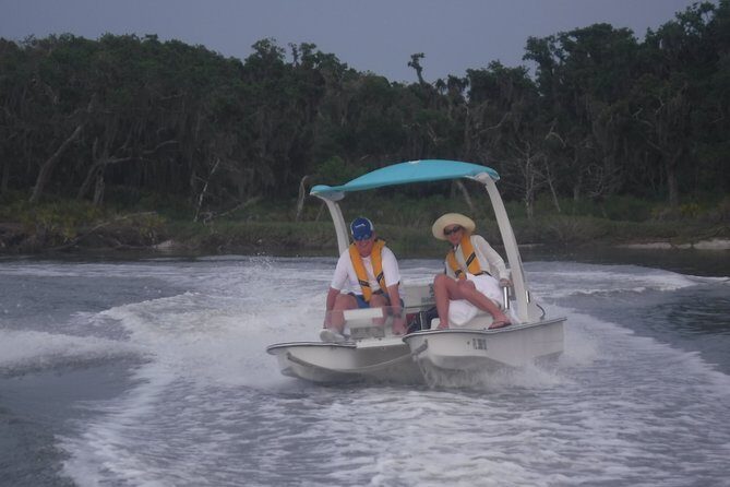 Drive your Own 2 Seat Fun Go Cat Boat on Marco Island - The Sum Up
