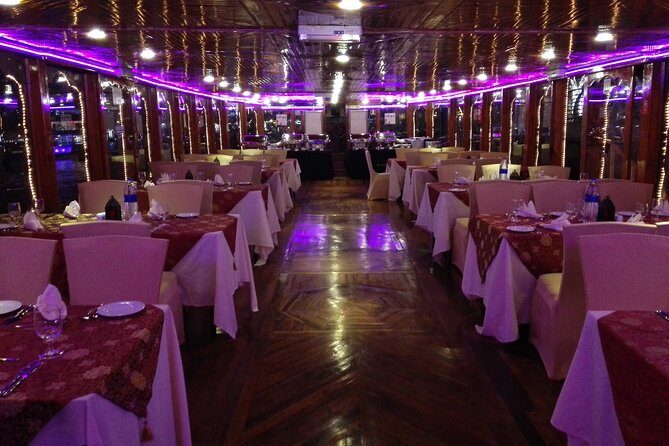 Dubai 5 Star Marina Dhow Cruise Dinner with Transfers - Frequently Asked Questions