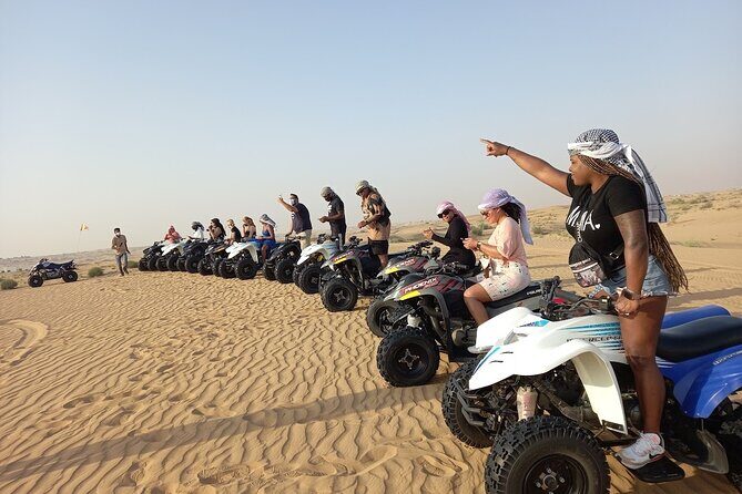 Dubai: 60Minute Self-Drive ATV Quadbike, Camel Ride, Sand Surfing - Dubai: 60-Minute Self-Drive ATV Quadbike, Camel Ride, Sand Surfing — A Complete Adventure