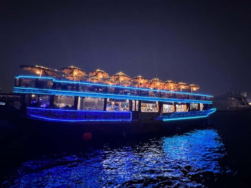 Dubai: Al Seef Creek Soirée Dhow Dinner & Live Entertainment - Key Points  