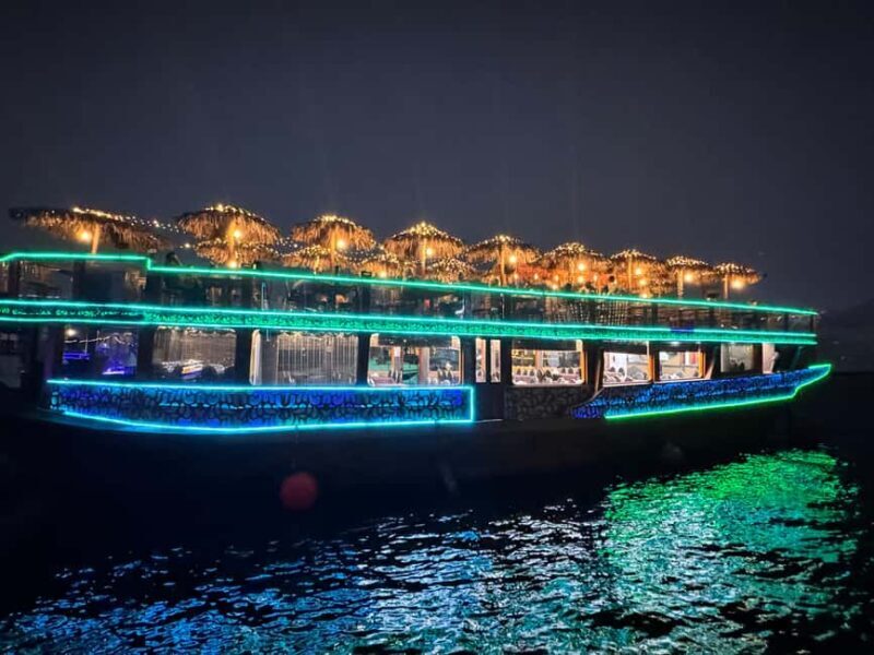 Dubai: Al Seef Creek Soirée Dhow Dinner & Live Entertainment - An Authentic Look at Dubai’s Historic Heart on the Water