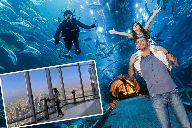 Dubai Aquarium & Level 124 Burj Khalifa Combo - Key Points