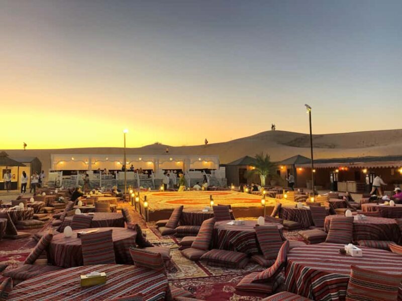 Dubai: Bedouin Camp, Dune Safari, Falcon Show & BBQ Dinner - Key Points