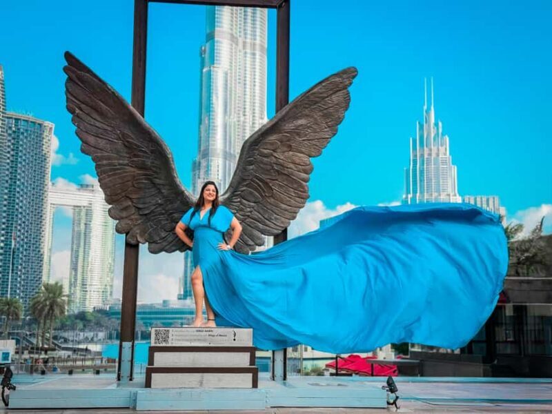 Dubai: Burj Khalifa Flying Dress Videography Shoot - Introduction: A Stylish Way to Capture Dubai’s Iconic Views