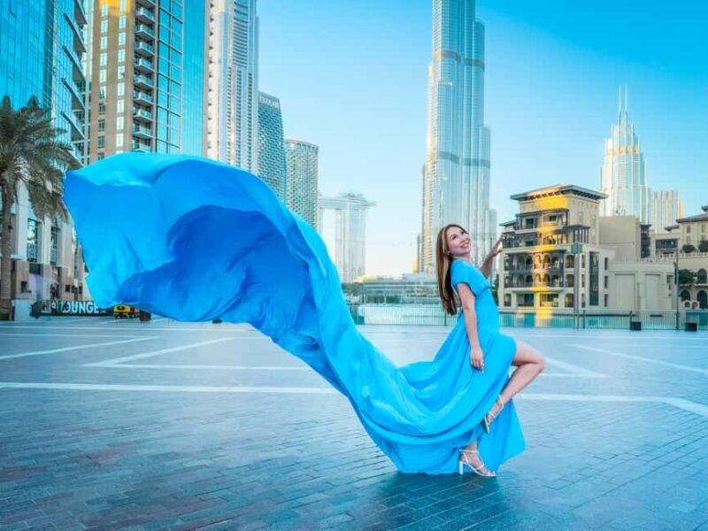 Dubai: Burj Khalifa Flying Dress Videography Shoot - What to Expect During Your Dubai Flying Dress Video Shoot
