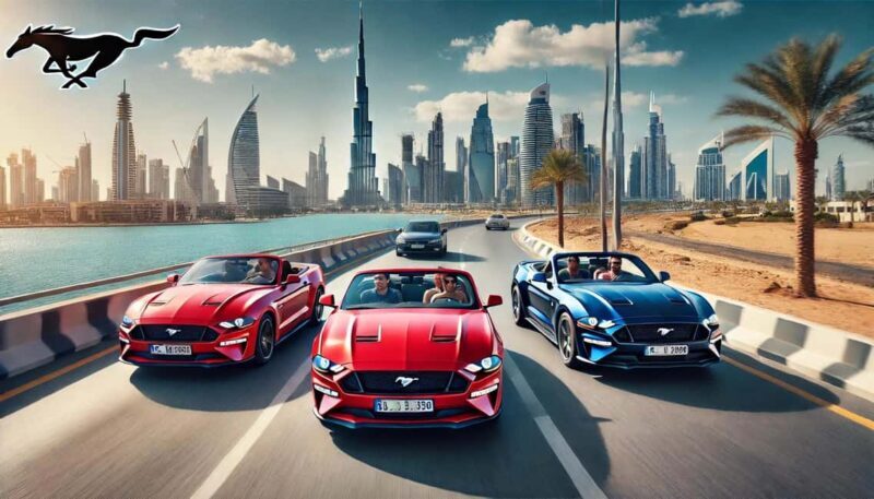 DUBAI: CABRIO MUSTANG TOUR. LUXURY - Customizable Stops for Photos and Sightseeing