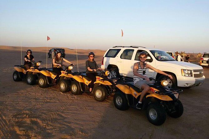 Dubai Desert Afternoon Quad Safari with Camel Ride, BBQ Dinner and Belly Dancing - FAQs