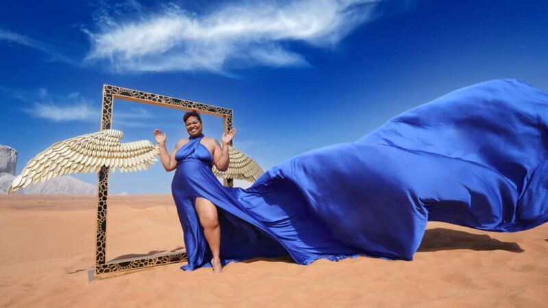 Dubai: Desert Flying Dress Photoshoot - Dubai: Desert Flying Dress Photoshoot – A Unique Twist on Desert Adventures