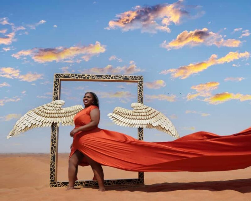 Dubai: Desert Flying Dress Photoshoot - FAQ