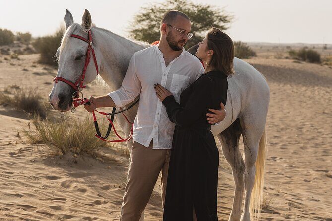 Dubai Desert Horseback Safari with Photoshoot - Photography and Memories