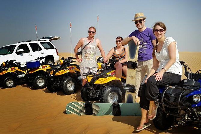 Dubai Desert Morning Tour in 4WD Vehicle: Camel Ride, Quad Bike Tour, Sandboarding, and Camel Farm - FAQs