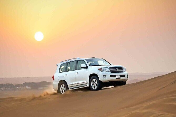 Dubai Desert Safari 20 mins Dune Bashing BBQ Live Show Camel Ride - FAQs