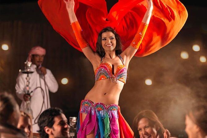 Dubai Desert Safari-BBQ Dinner, Belly Dance, Fire show - Key Points