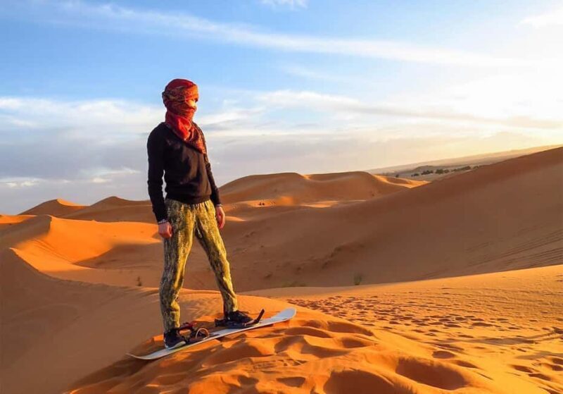 Dubai: Desert Safari, Camel Ride, Sandboard & Buffet Dinner - Key Points