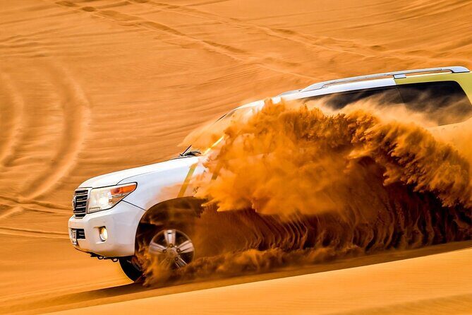 Dubai Desert Safari Experience with Dinner Dune Bash Sand Surfing - Key Points