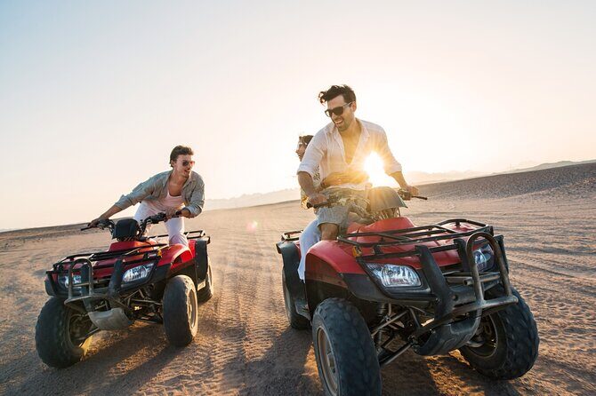 Dubai: Desert Safari, Quad bike and Sand boarding with BBQ Dinner - Key Points