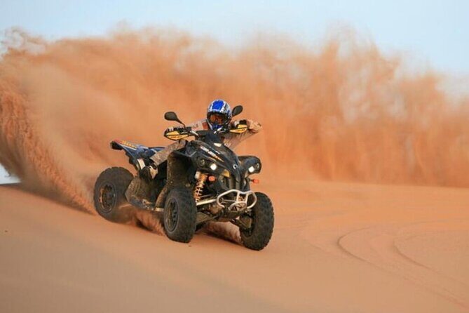 Dubai Desert Safari Tour with Quad Bike for 60mins & BBQ Dinner. - Key Points