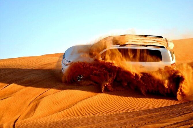 Dubai Desert Safari with BBQ Dinner in red sand - Key Points