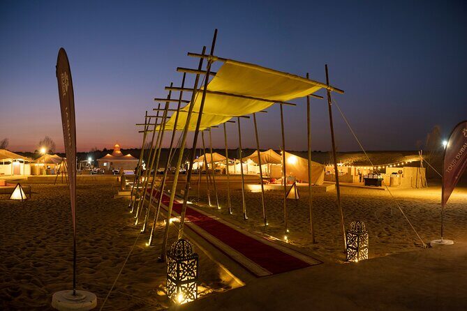 Dubai Desert Safari with Desert Camp Dinner, Camel Ride & Shows - Key Points
