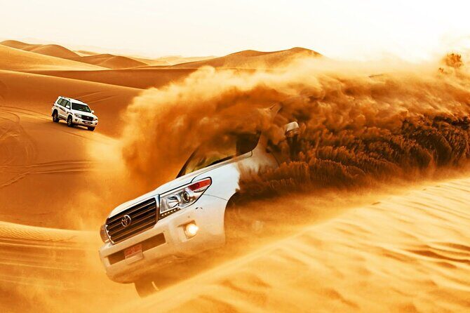 Dubai Desert Safari with Dune Bashing, Camel rides & BBQ Dinner - Key Points