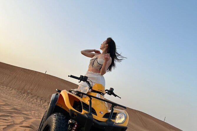 Dubai Desert Safari with Quad Bike, sandboarding, live show & BBQ - The Itinerary and What You Can Expect
