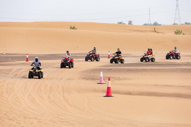 Dubai Desert Safari with Quads, BBQ Dinner, Camel ride, & Shows - The Sum Up