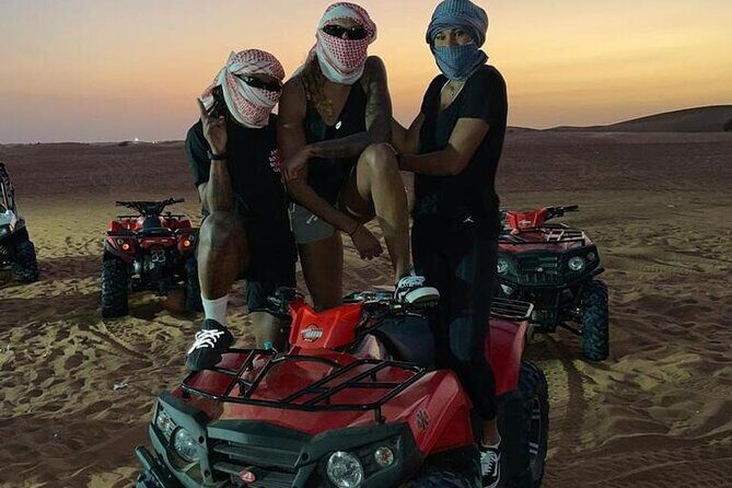 Dubai Dinner Desert Experience with 01 Hour quad bike and camel ride - The Sum Up