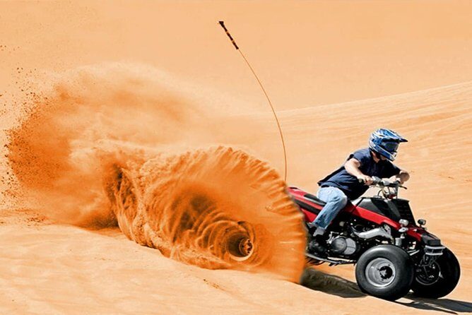 Dubai Evening 4x4 Desert Safari ATV Bike ,Camel Ride , BBQ Dinner - Key Points