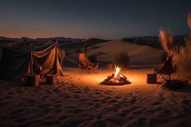 Dubai Evening Desert Safari Tour with Hotel Transfer & Live BBQ - Key Points