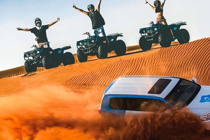 Dubai Evening Desert Safari with Quad Biking - Transportation, Timing, and Group Size
