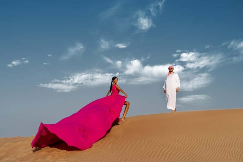 Dubai: Flying Dress Photo © Photoshoot "Marilyn Package" - Real Feedback from Travelers