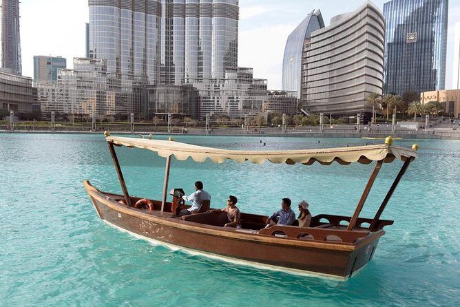 Dubai: Fountain Show and Burj Lake Ride by Traditional Boat - Key Points  