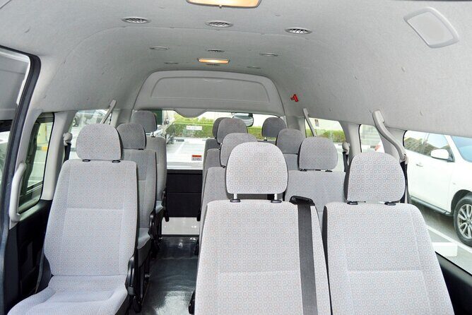 Dubai full day chauffer by 12 seater van - FAQ