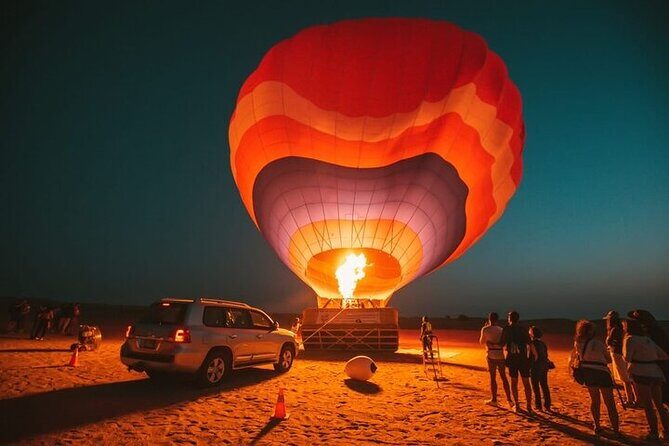 Dubai Hot Air Balloon Tour with Breakfast Camel Ride and Transfer - What to Expect from the Dubai Hot Air Balloon Experience  