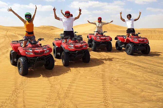 Dubai: Jeep Desert Safari, Camel Ride, and Quad Bike Tour - What to Expect from the Tour
