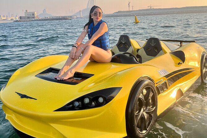 Dubai Jetcar Ride 30 Min + Burj Al Arab View + Free Snacks - Key Points  