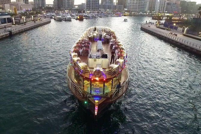 Dubai Marina Dinner Cruise with Live Shows - Frequently Asked Questions