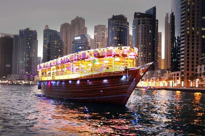 Dubai Marina Dinner Cruise with Transfers - Key Points