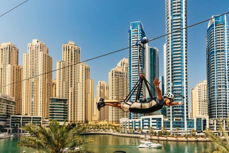 Dubai: Marina Ziplining with Photos, Video and Meal - Key Points