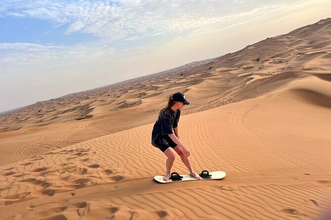 Dubai Morning Desert Safari Red Dune Camel Falcon & Sandboarding - What to Expect from the Tour  