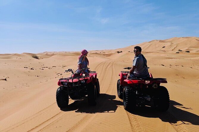 Dubai Morning Quad Bike, Sand Boarding and Camel Ride - Key Points
