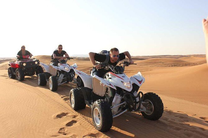 Dubai Morning Safari: Quad Biking, Sandboarding & Camel Ride! - Key Points  