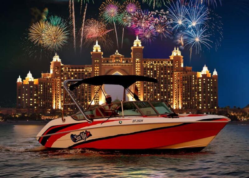 Dubai: New Year's Eve Private or Shared Fireworks Boat Tour - Key Points