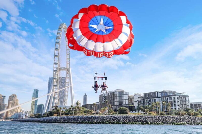 Dubai: Palm View and JBR View Parasailing Experience - The Experiences Best Bits