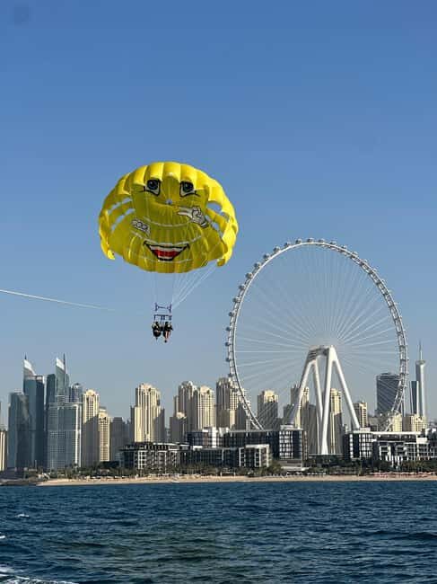 Dubai: Parasailing Experience with Palm, JBR & Marina Views - Key Points