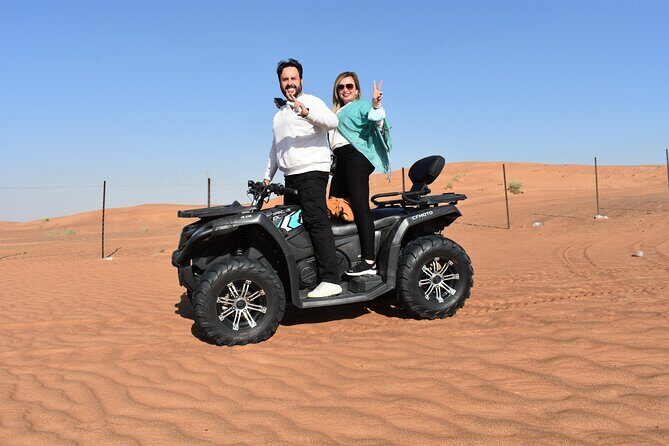Dubai Premium Red Dunes, Quad Bike, Camel Ride, Sand Surfing & 5* BBQ - FAQs