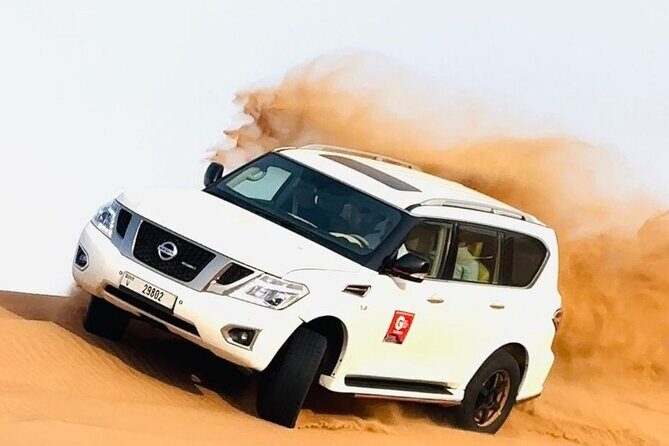 Dubai Private 4x4 Car Desert Safari with Dinner, Camel, and Show - Key Points