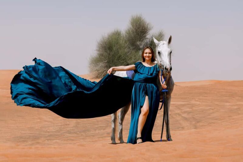 Dubai: Private Flying Dress Photography and Dune Drive Trip - Key Points