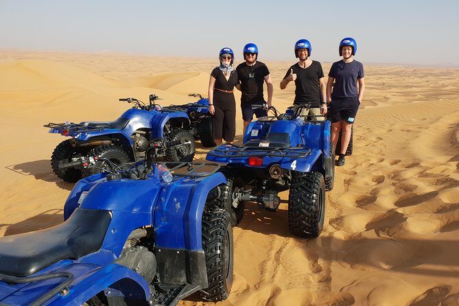 Dubai: Quad Bike Desert Adventure Safari, Desert Sand Boarding - FAQ