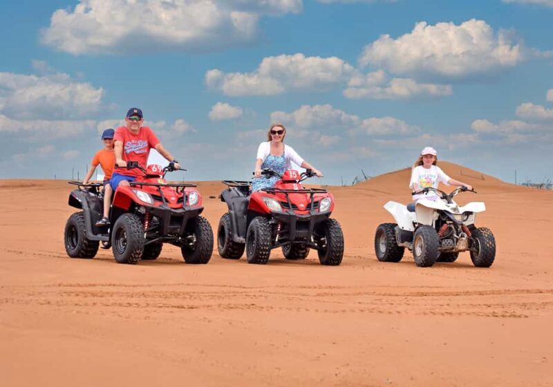 Dubai: Red Dunes Morning Desert Quad, Buggy or 4x4 Ride - Sandboarding and Camel Rides: A Mix of Adventure and Tradition